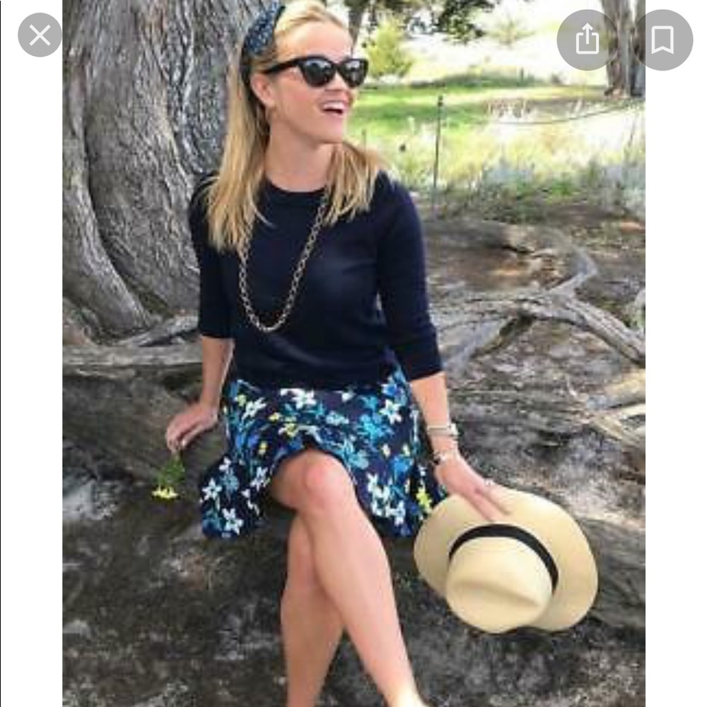 NWT Draper James Floral A-Line Skirt